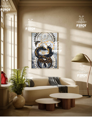 خرید بکدراپ طرح مار قابل شستشو با طرح متنوع