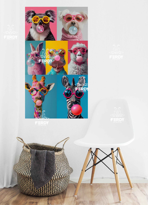 خرید بکدراپ طرح فانتزی قابل شستشو تپستری با تنوع طرح