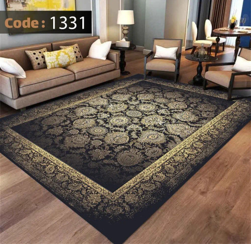 روفرشی مخمل شانل کشدار طرح کلاسیک در رنگهای کرم، قهوهای و طلایی