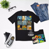 تیشرت دیتیاف طرح ونگوگ| هدیه خاص