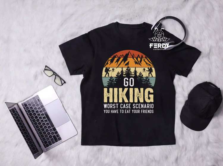 تیشرت دیتیاف طرح هایکینگ| هدیه شخصیسازیشده