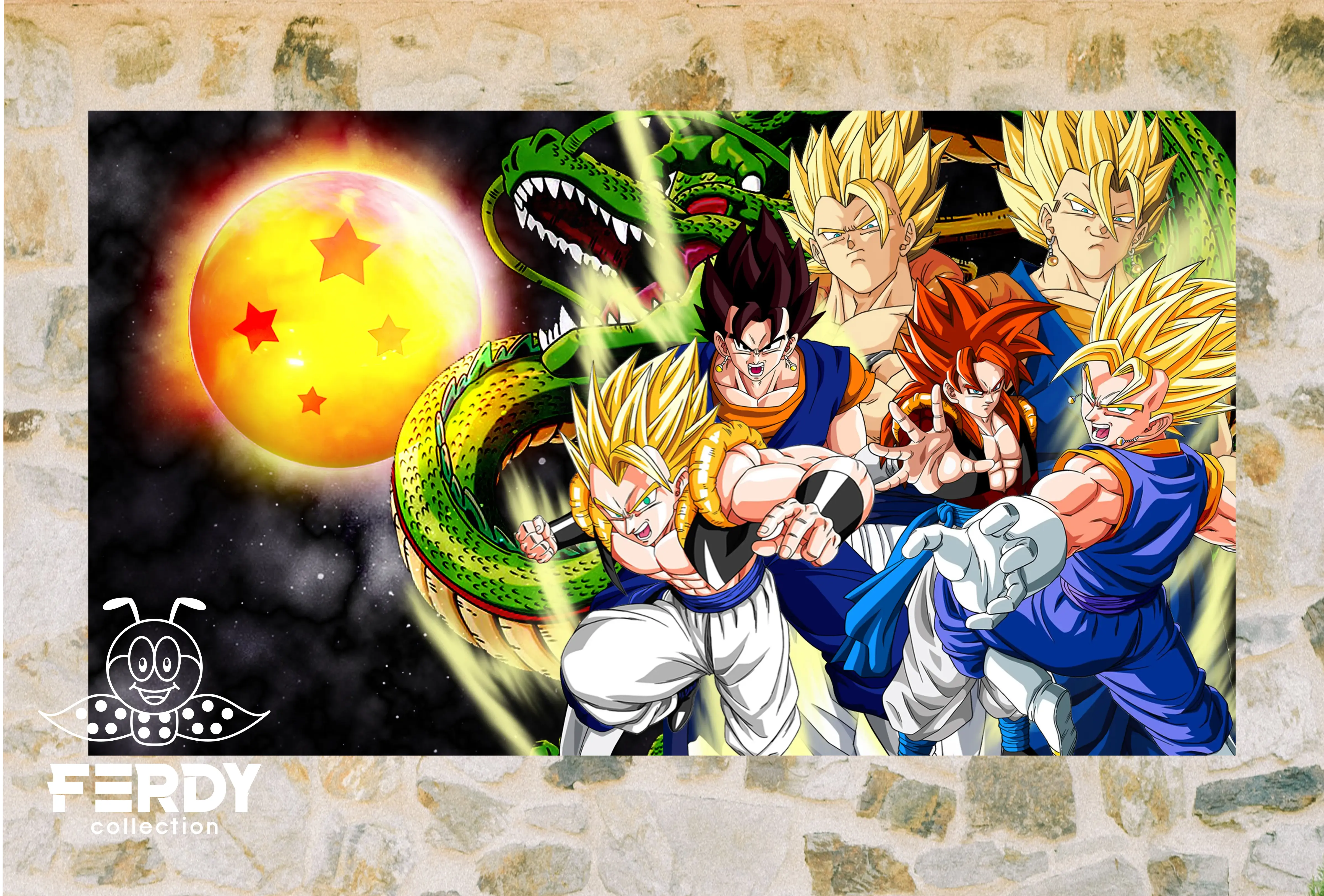 خرید بکدراپ پارچه‌ای طرح دراگون بال| چاپ نامحدود + رنگ ثابت