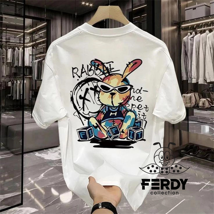 تیشرت دی تی اف طرح خرگوش| هدیه شخصیسازیشده