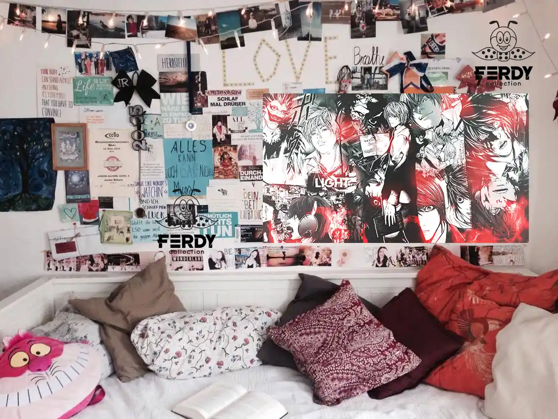 بکدراپ طرح انیمه| قابل شستشو | ارسال سریع | مناسب دکور