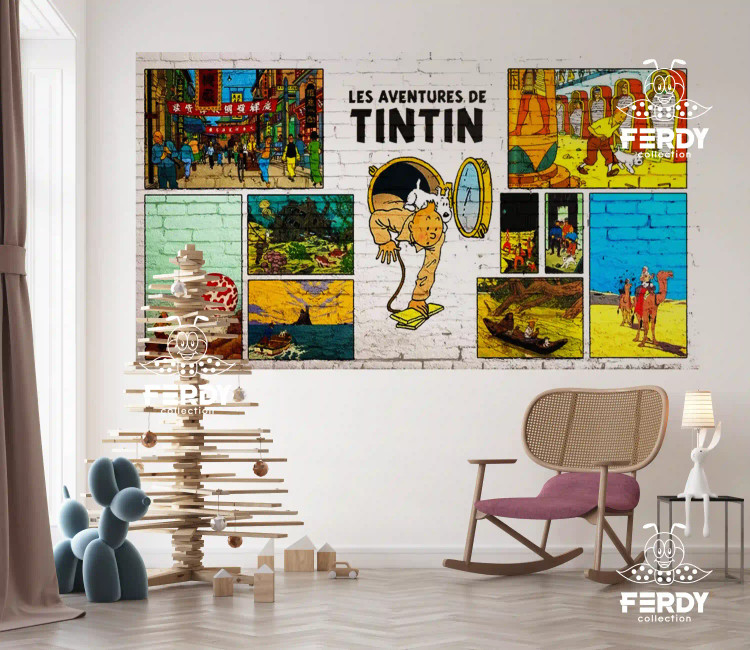 تپستری طرح تنتن جنس نمد فشرده