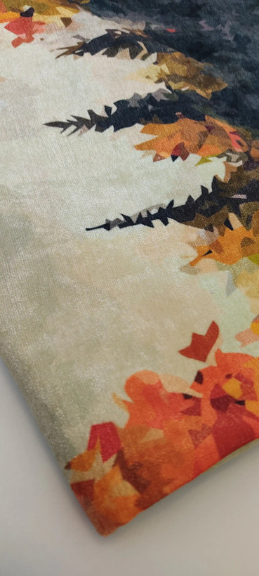 روتختی چاپی مخمل شانل دو و سه تکه