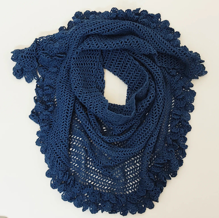 شال قلاب بافی | پاییز تا بهار