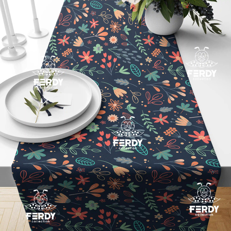 رانر مخمل شانل | طرح سفارشی