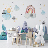 بکگراند عکاسی ابعاد و طرح سفارشی | مناسب اتاق کودک و استودیو عکاسی