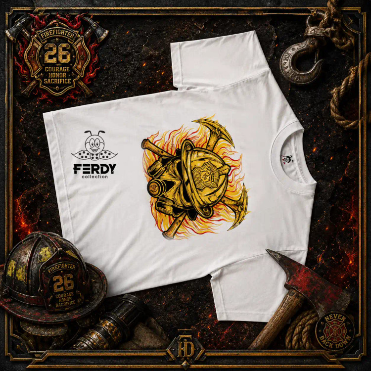 تیشرت firefighter