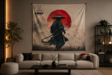 ست دکور Ronin | بکدراپ پارچهای و کوسن ست | فردی کالکشن
