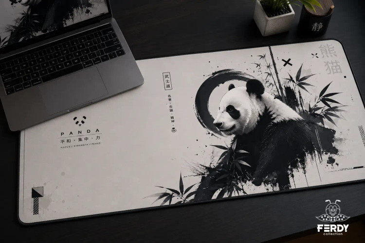 Panda Zen Desk Mat دسک مت مینیمال