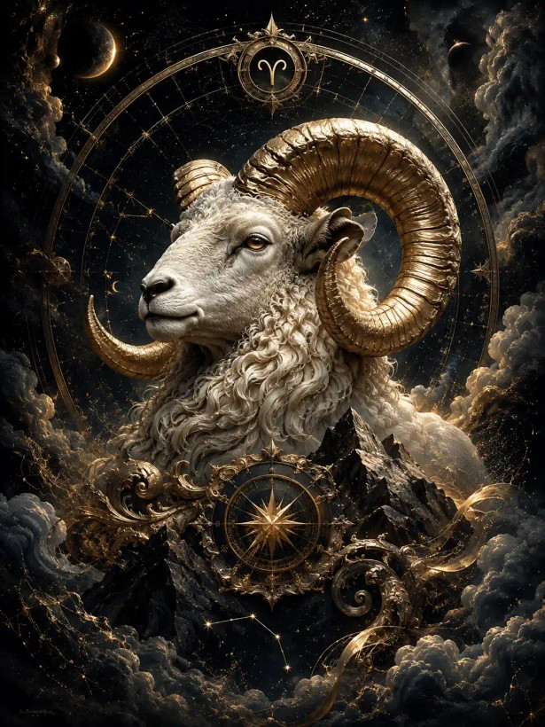 تپستری مخمل قوچ نماد برج حمل Aries
