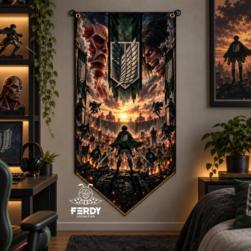 اتک آن تایتان, Attack on Titan, بکدراپ اتک آن تایتان, Attack on Titan backdrop, anime backdrop
