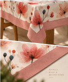 رومیزی گل مرجانی، رومیزی فردی کالکشن، Coral Blossom Tablecloth
